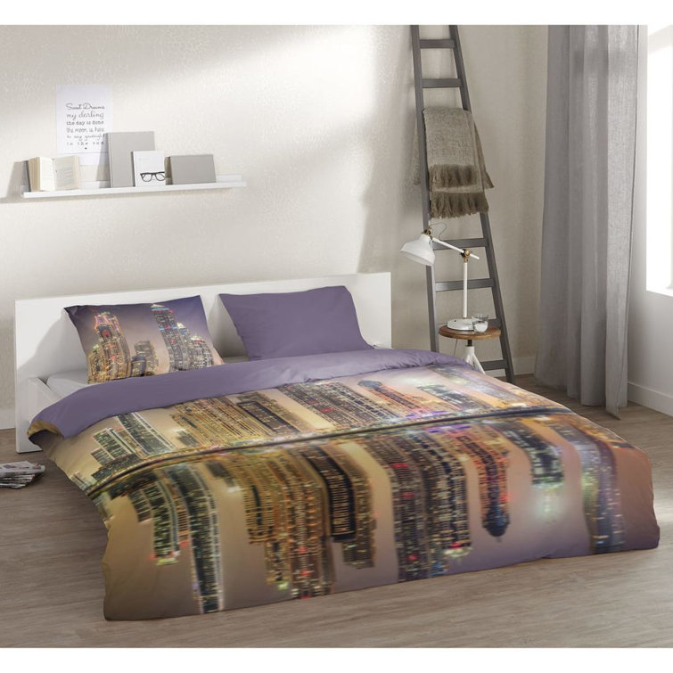 17 Stories Pure Duvet Cover Dubai Multicolour Wayfair.co.uk
